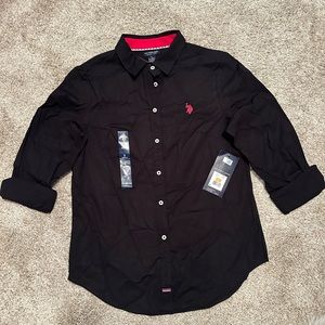 Tshirt black long sleeve US POLO Assn